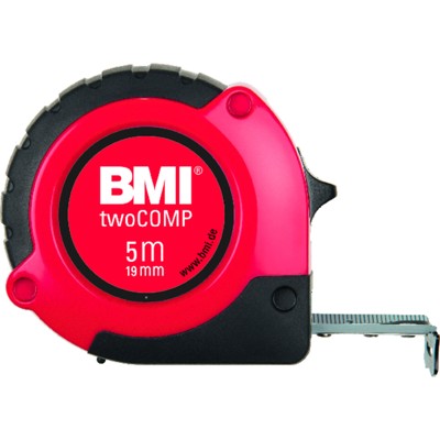 Produktbild von BMI® - Taschenbandmaß twoCOMP M 5m x 19mm