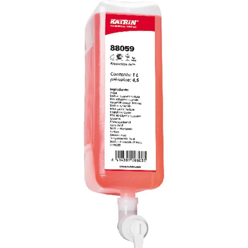 KATRIN Handwaschseife 6x1l Mit Pumpe Produktbild img1 L