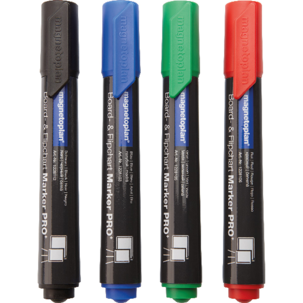 magnetoplan Kombimarker 4 Stück sortiert Produktbild img1 L