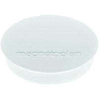 Produktbild von magnetoplan - Magnet D30mm, Haftkraft 700 g weiß, 10 Stück