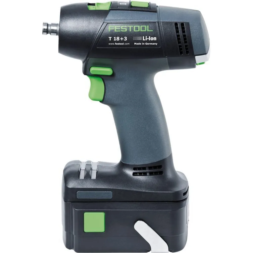 Festool Akku-Bohrschrauber T 18+3 Li-Basic, Soloversion Produktbild img1 L