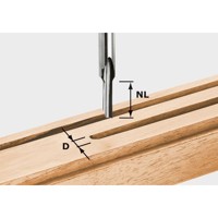 Produktbild von Festool - Nutfräser Schaft-ø8mm HS ø3 x 8mm