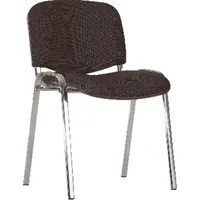 Produktbild von Topstar® - Besucher-Stuhl ISO Leder chrom/K-leder schw.