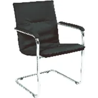 Produktbild von NOBRAND - Freischwinger RUMBA chrom/Leder schwarz