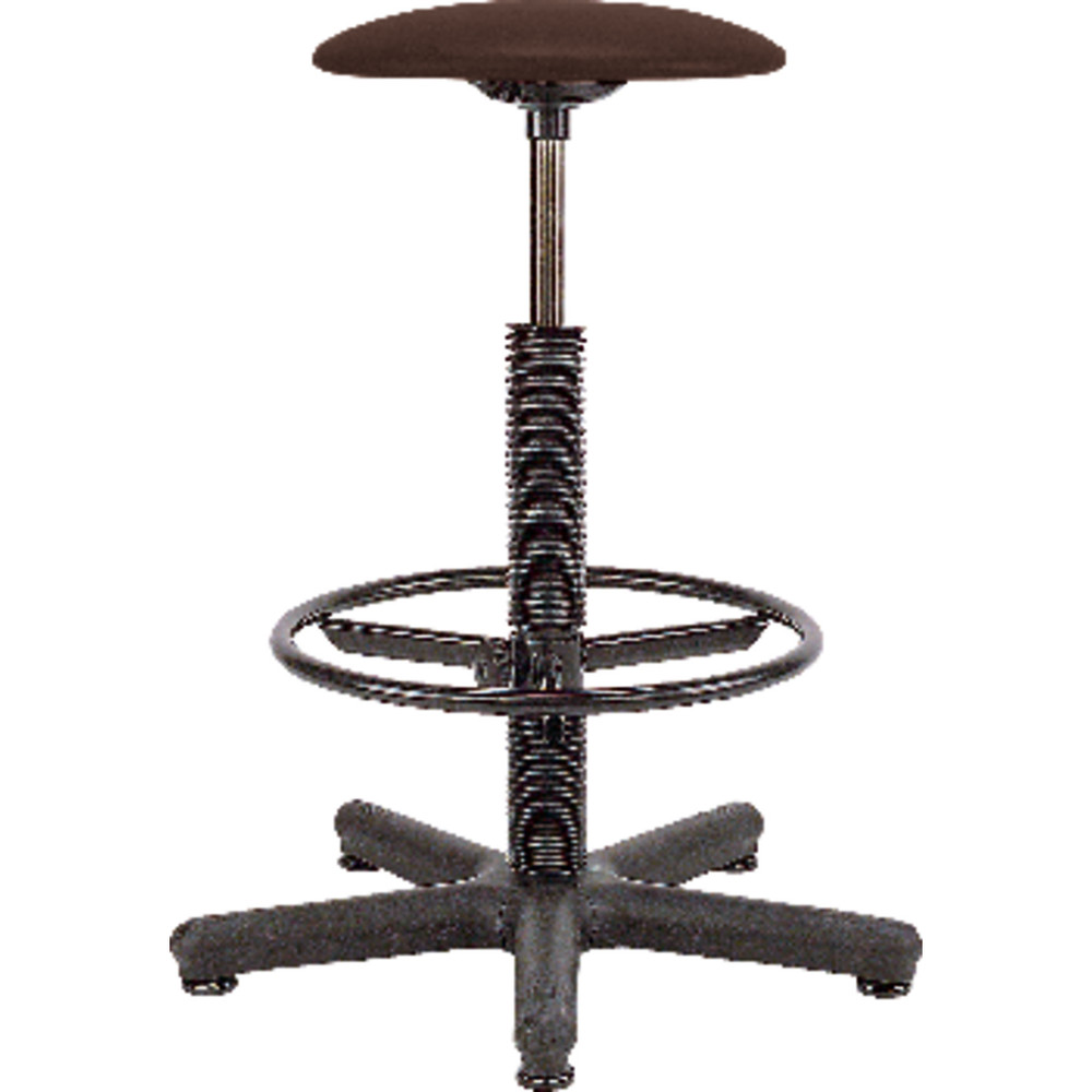 Hocker Goliat + Ring Kunstleder schwarz Produktbild img1 L