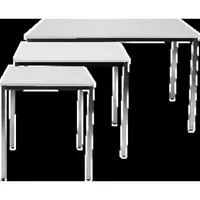 Produktbild von NOBRAND - Tisch 800 x 800mm chrom/lichtgrau
