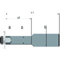 Produktbild von TSCHORN® - Sägeblattaufnahme DIN 1835B ø25 x 8mm