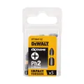 Produktbild von DeWALT - Torsion Bit schlagfest PH2 25mm, 5 Stück