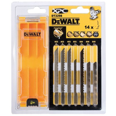 Produktbild von DeWALT - Stichsägeblätter-Set DT2298-QZ 14-teilig für Holz