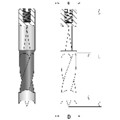 Produktbild von GUHDO® - HW-Kombi-Dübellochbohrer ø5 x 27 / 57,5mm R