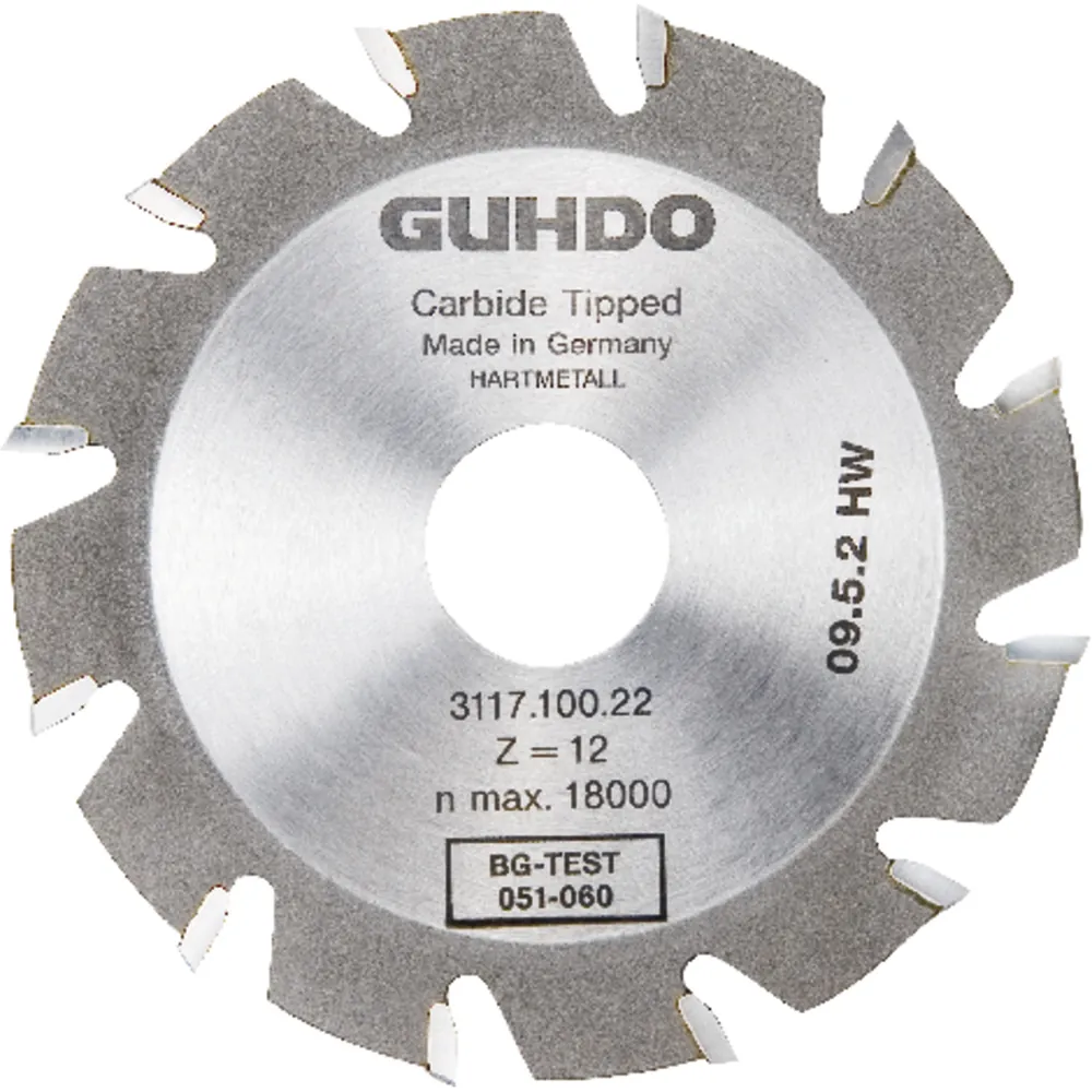 GUHDO Lamellen-Nutfräser HW ø100 x 4 x 22mm Z6 Produktbild img1 L