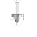 GUHDO® HW-Viertelstabfräser Schaft-ø8mm Z2 D31,7 R9,5 Produktbild