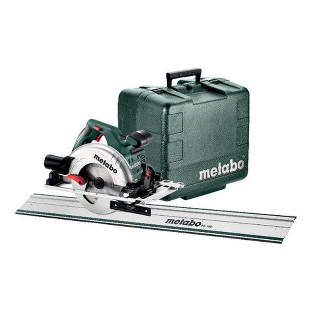 metabo Handkreissäge KS 55 FS Set (691064000), mit Führungsschiene FS 160, Kunststoffkoffer Produktbild img3 L
