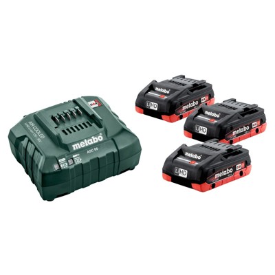 Produktbild von metabo® - Basis-Set 3x LIHD 4.0 Ah