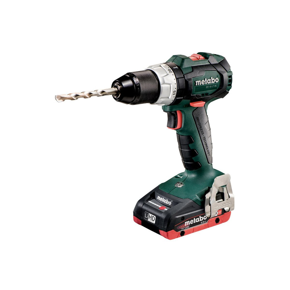 metabo Akku-Bohrschrauber BS 18 LT BL (602325800), metaBOX 145, 18V 2x4Ah LiHD + ASC 55 Produktbild img7 L