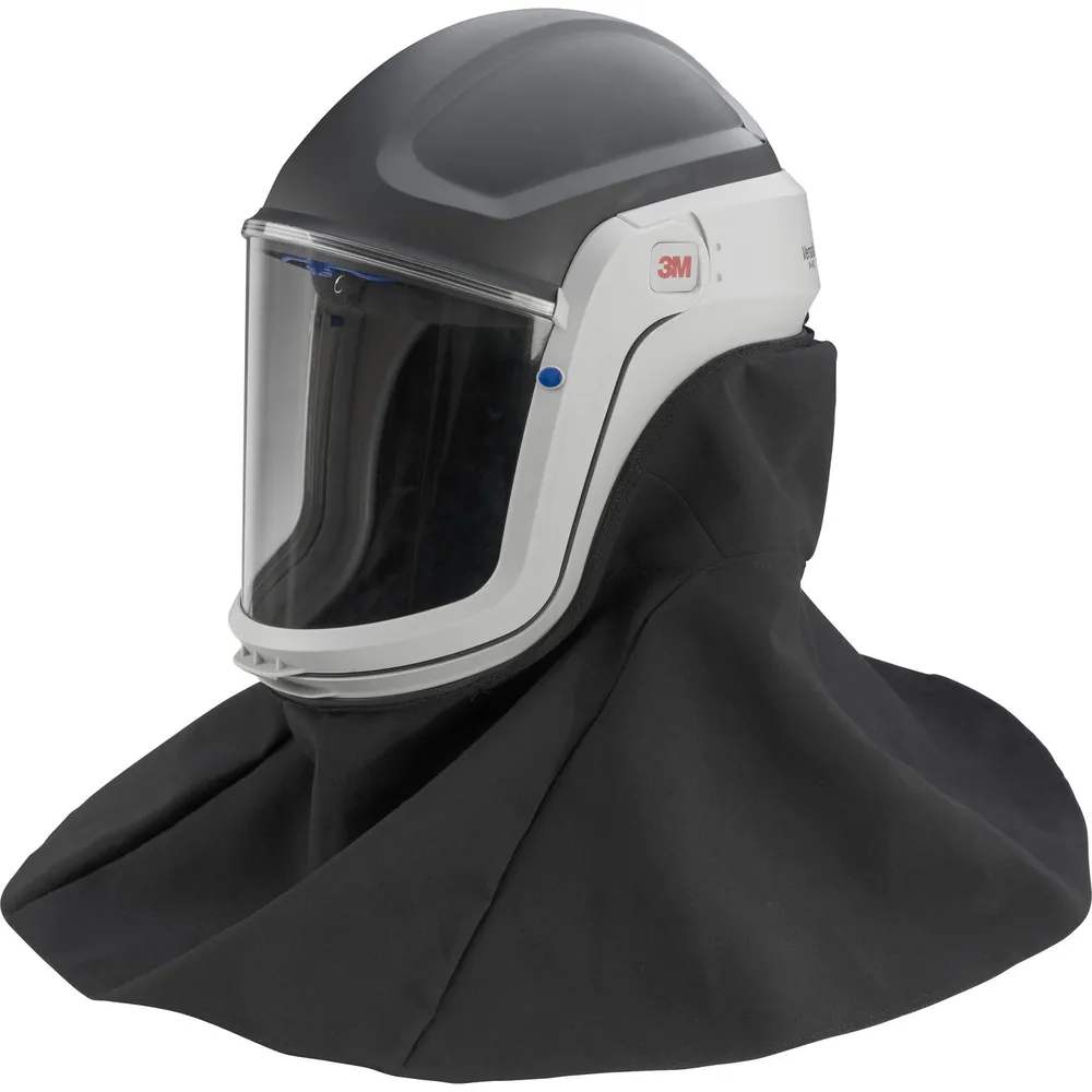3M Schutzhelm VERSAFLO™ M406, Ratschenverschluss, schwarz Produktbild img1 L