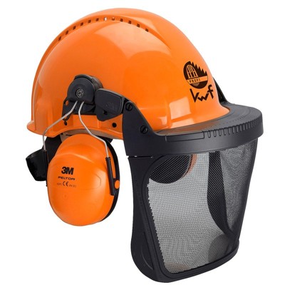 Produktbild von 3M™ - Kopfschutz-Kombi PELTOR™ 3MO315B orange 53-62cm