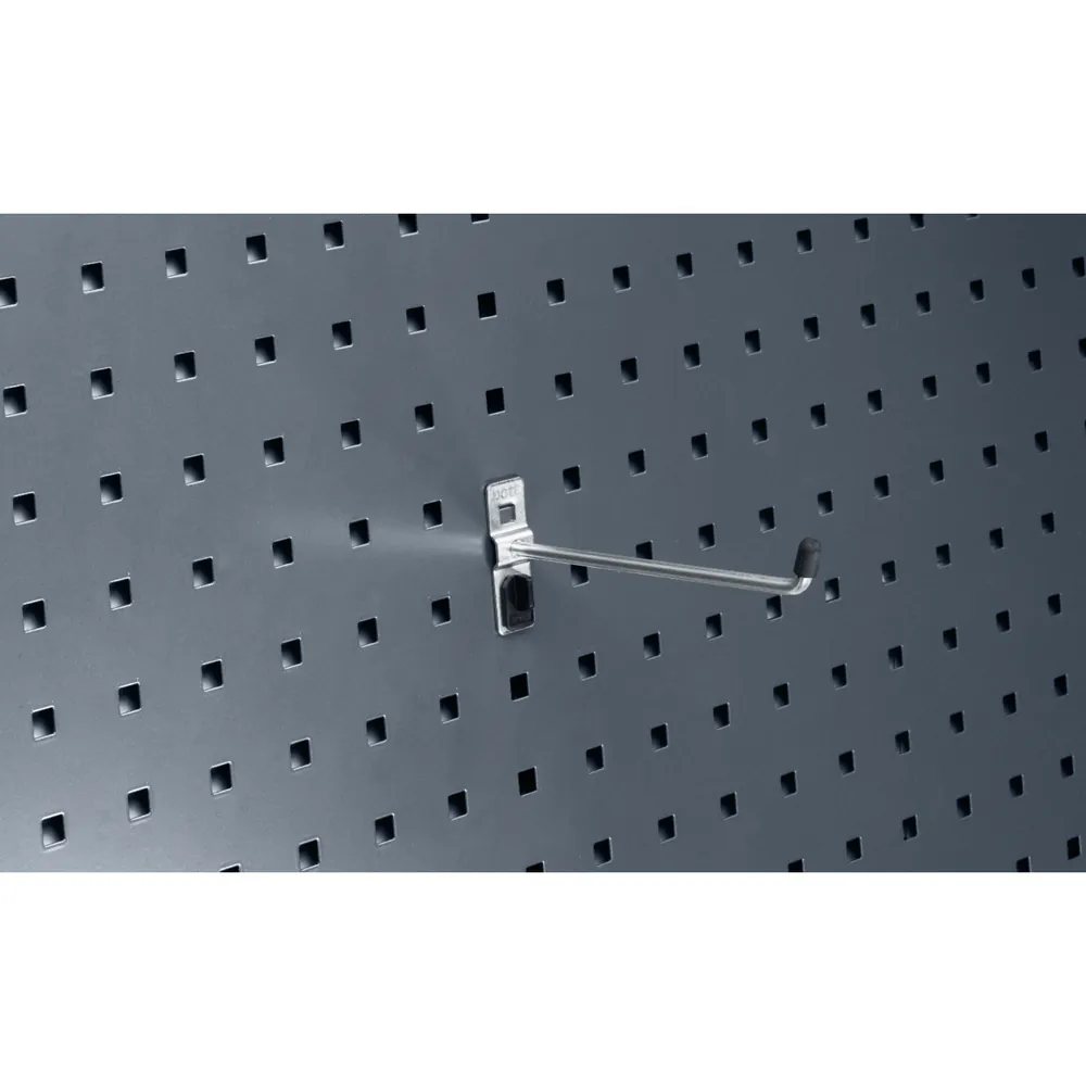 bott Haken mit schmaler Grundplatte, senkrechtes Halterende, Ø 6 mm Produktbild img1 L