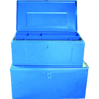 Produktbild von null - Stahlblechkoffer blau 910x530x430mm (H)