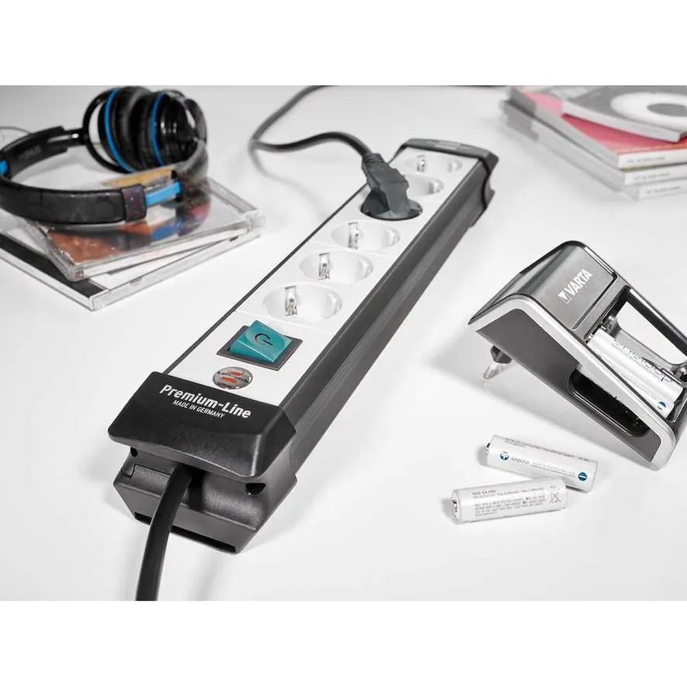 brennenstuhl Steckdosenleiste Premium-Line 1951140100 4-fach schwarz Produktbild img30 L