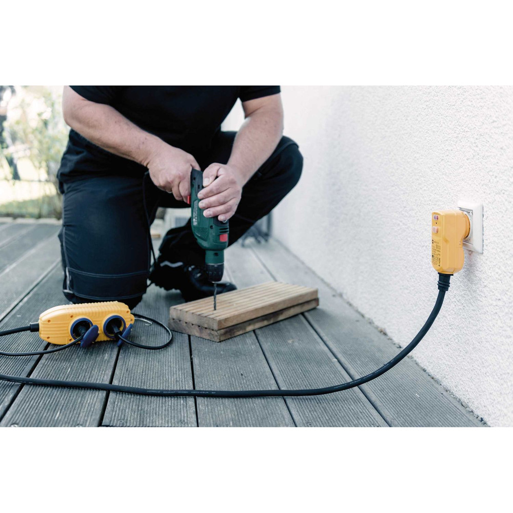 brennenstuhl FI-Schutzadapterleitung 5 m mit Powerblock Produktbild img13 L