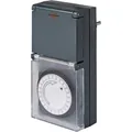 brennenstuhl Zeitschaltuhr MZ 44, mechanische Timer-Steckdose, IP44, Kindersicherung, schwarz Produktbild img2 S