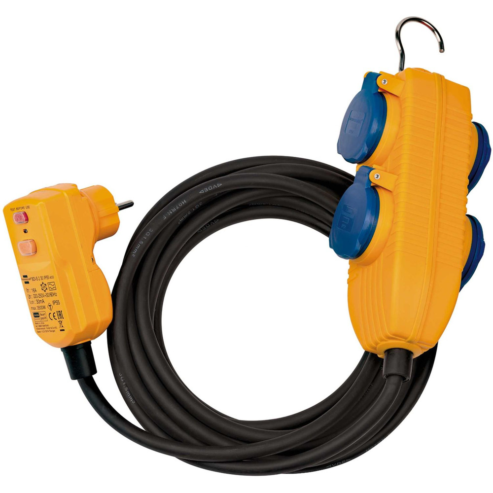 brennenstuhl FI-Schutzadapterleitung 5 m mit Powerblock Produktbild img2 L