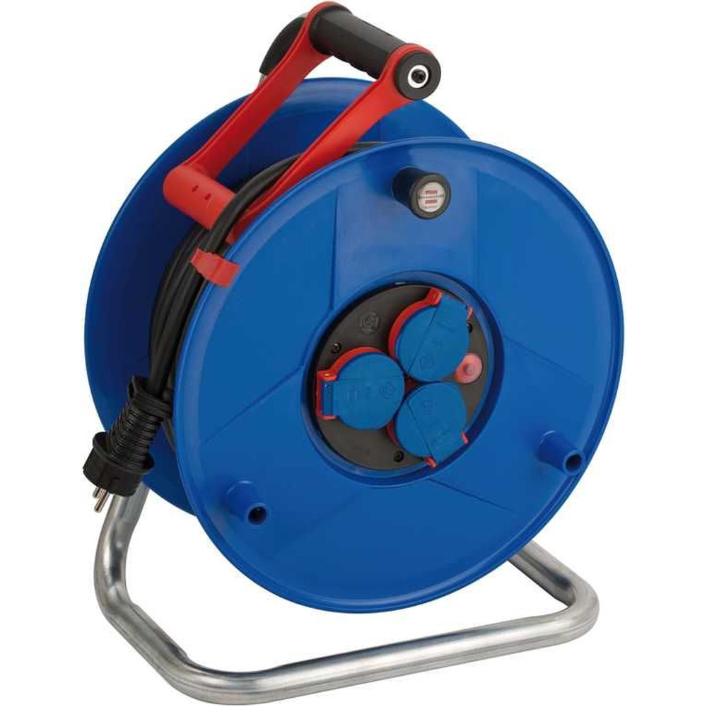 brennenstuhl® Garant IP44 Gewerbe-/Baustellen-Kabeltrommel, 40m - Spezialkunststoff, blau Produktbild img2 L