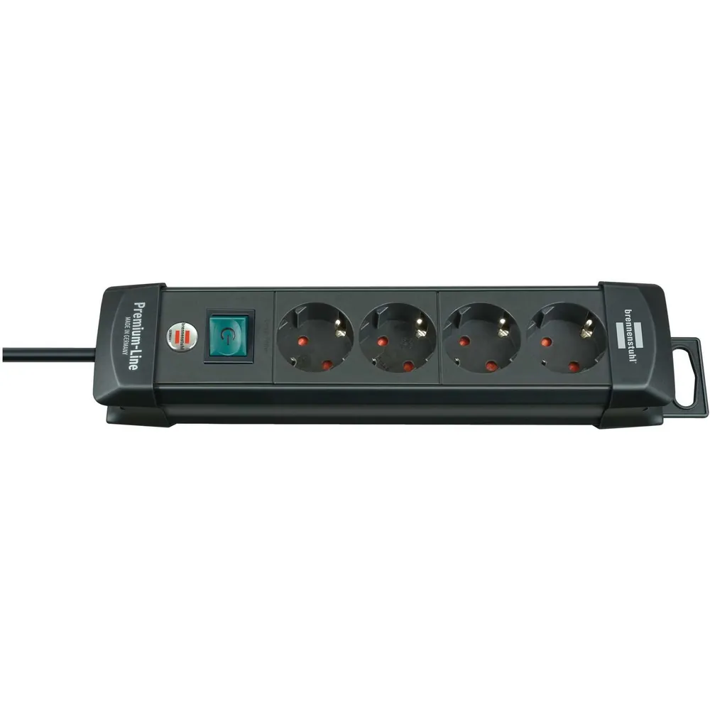 brennenstuhl Steckdosenleiste Premium-Line 1951140100 4-fach schwarz Produktbild img2 L