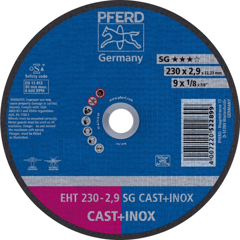 PFERD Trennsch. A24QSG 230x2,9mm ger. Pferd Produktbild img2 L