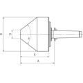 Produktbild von RÖHM - Zentrierkegel mitlaufend 618-75 Größe 172B MK 4