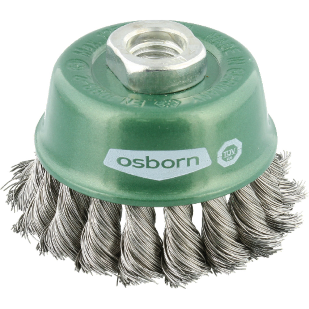 osborn Topfbürste Rostfrei M14 65mm gezopft Produktbild img1 L