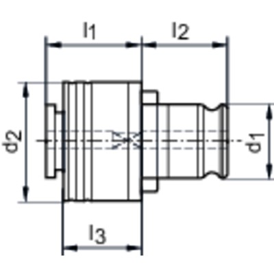 Produktbild von null - Schnellwechsel-Einsatz FES 1 9,00mm