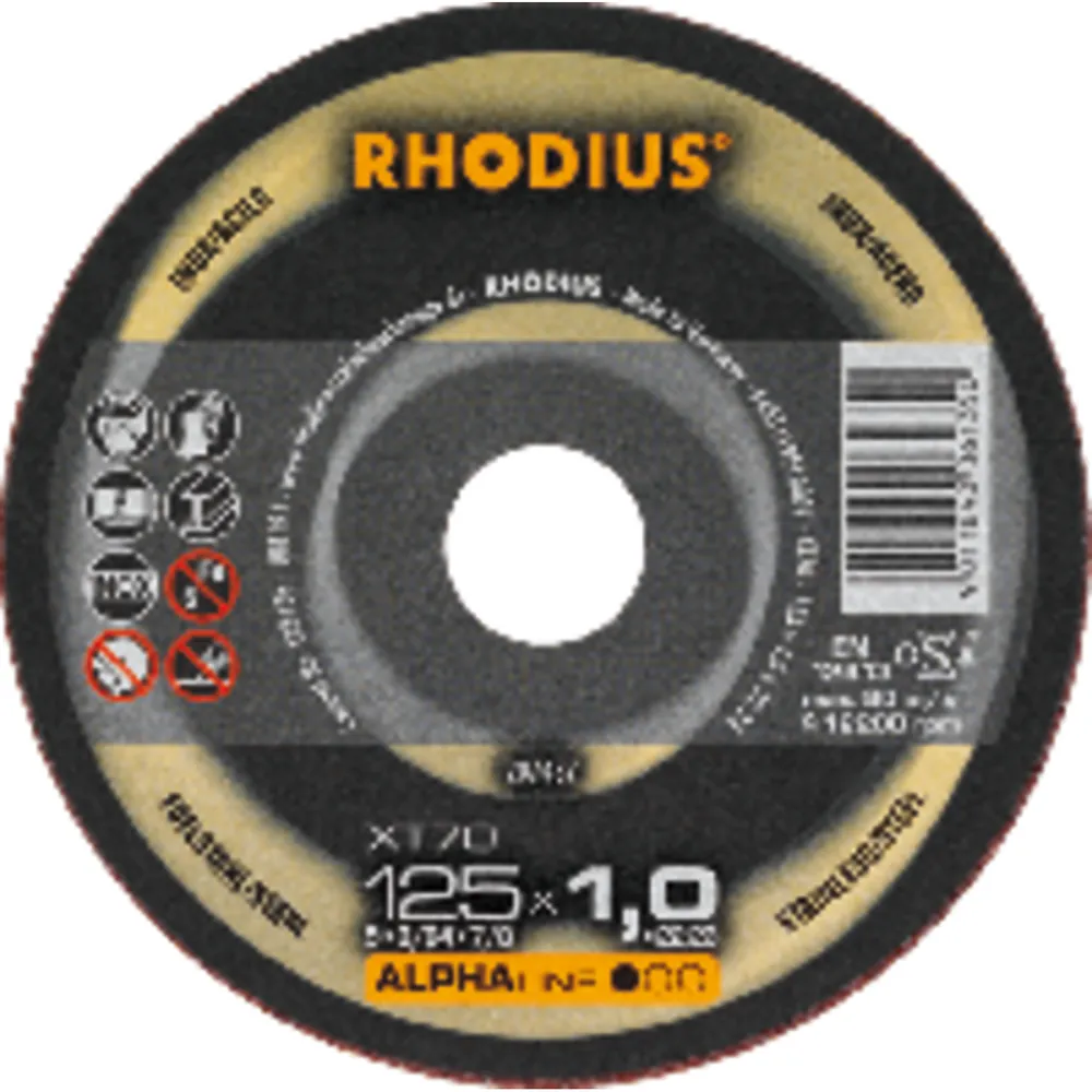 RHODIUS Trennscheibe XT70 für die Edelstahlbearbeitung Produktbild img1 L