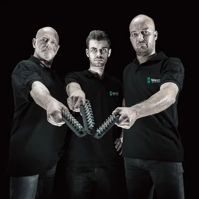 Produktbild von Wera® - Steckschlüsseleinsatz-Satz Belt B Deep 1, 3/8"-Antrieb, 9-teilig