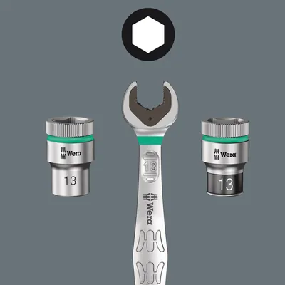 Produktbild von Wera® - 8790 HMC Zyklop-Steckschlüsseleinsatz mit 1/2"-Antrieb, 13/16" x 37mm