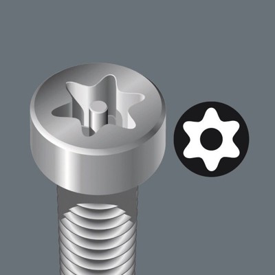 Produktbild von Wera® - Schraubendreher für TORX® mit Bohrung 367 TORX BO, TX8 x 60mm