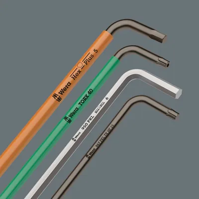 Produktbild von Wera® - 3950 PKL Winkelschlüssel, zöllig, Edelstahl, 3/32 x 112mm