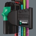 Produktbild von Wera® - Schlüssel-Set 950/7 Hex-Plus Multicolour Magnet 1 7-teilig KFh. Hex-plu