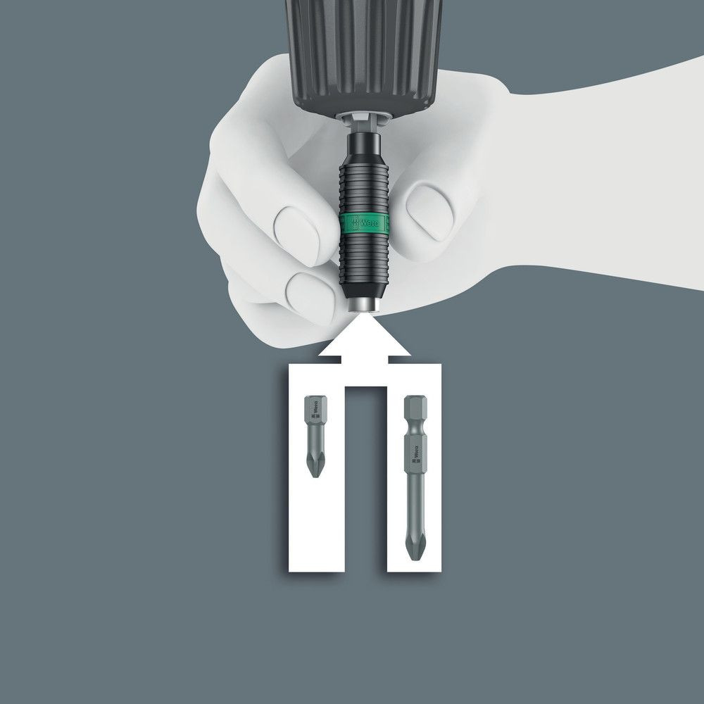 Wera® Bithalter Rapidator 897/4/R BiTorsion, 1/4" x 75mm Produktbild img13 L