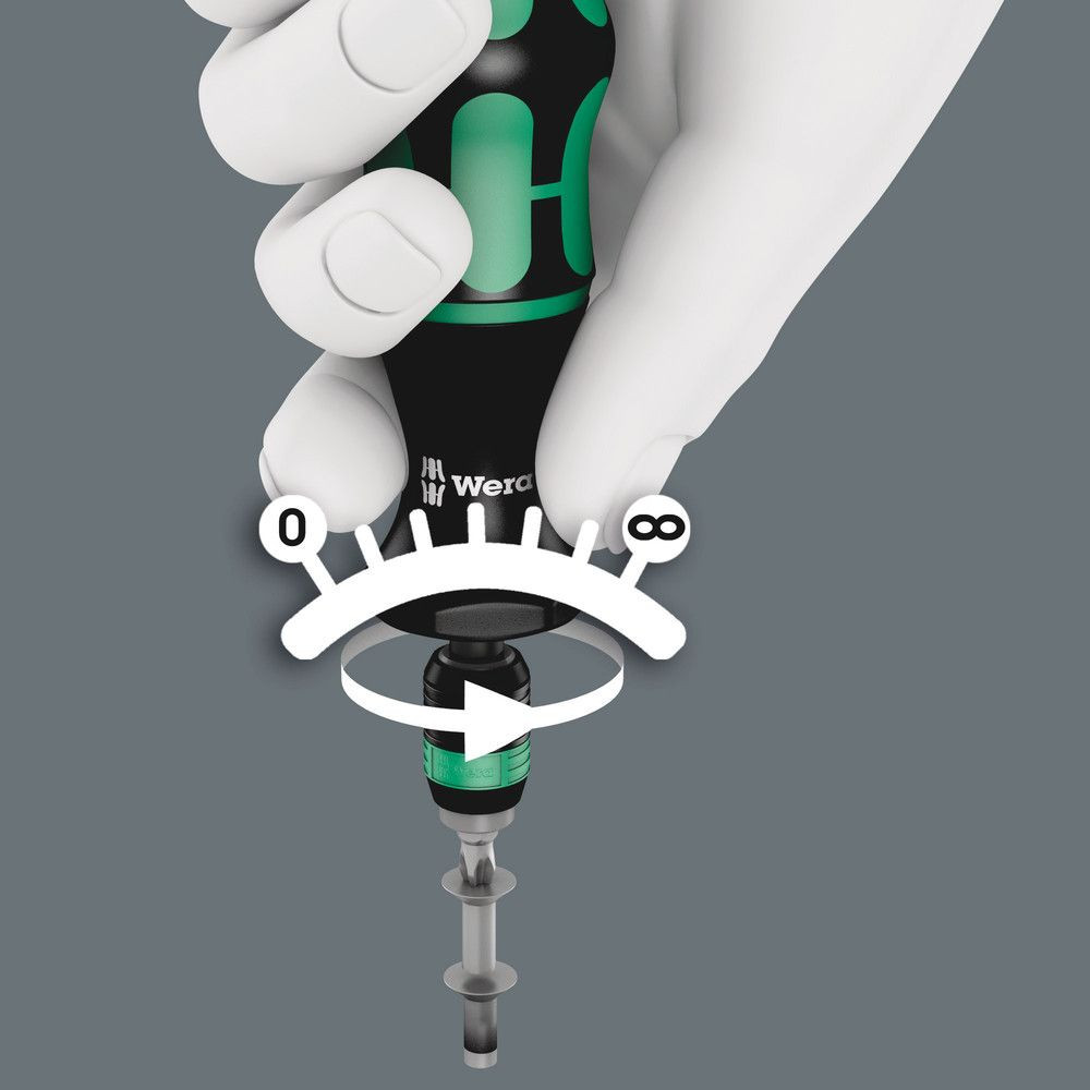 Wera® Drehmoment-Schraubendreher 7400 vor inch analog regelbar 2,5 - 11,5lbf 1/4" Produktbild img12 L