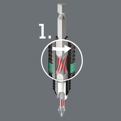 Produktbild von Wera® - Bit für Schlitzschrauben 800/1 BDC Diamant, 5,5 x 0,8 x 25mm