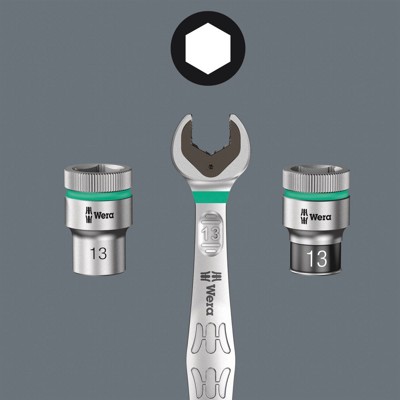 Produktbild von Wera® - 8100 SC 9 Zyklop Speed-Knarrensatz, 1/2"-Antrieb, zöllig, 28-teilig