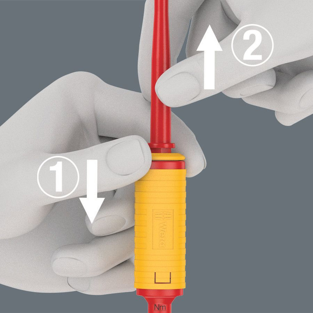 Wera® Kraftform Kompakt VDE 16 Torque 1,2-3,0N·m extra slim 1, 16-teilig Produktbild img15 L