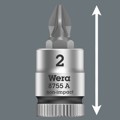 Produktbild von Wera® - Schraubendrehereinsatz Pozidriv 8755 A m.Rändel. 6,3mm / 1/4" PZ3x28mm