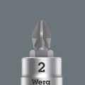 Produktbild von Wera® - Schraubendrehereinsatz Pozidriv 8755 A m.Rändel. 6,3mm / 1/4" PZ3x28mm