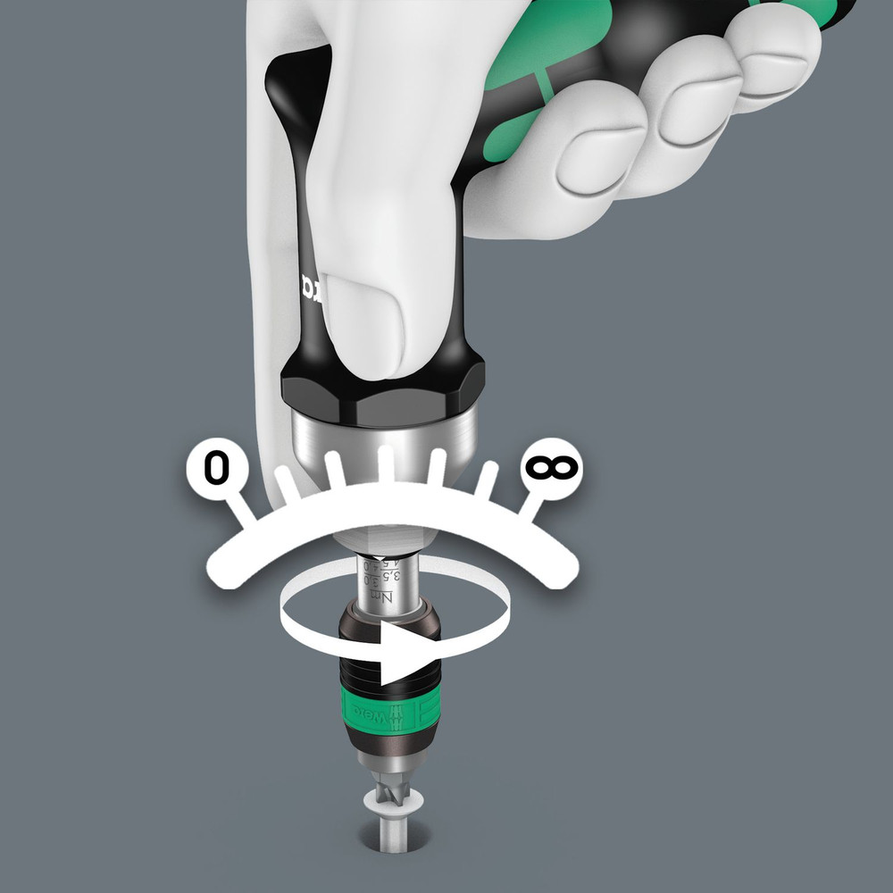 Wera® Drehmoment-Schraubendreher 7400 Pistole inch analog regelb. 25 - 55lbf 6% 1/4 Produktbild img15 L