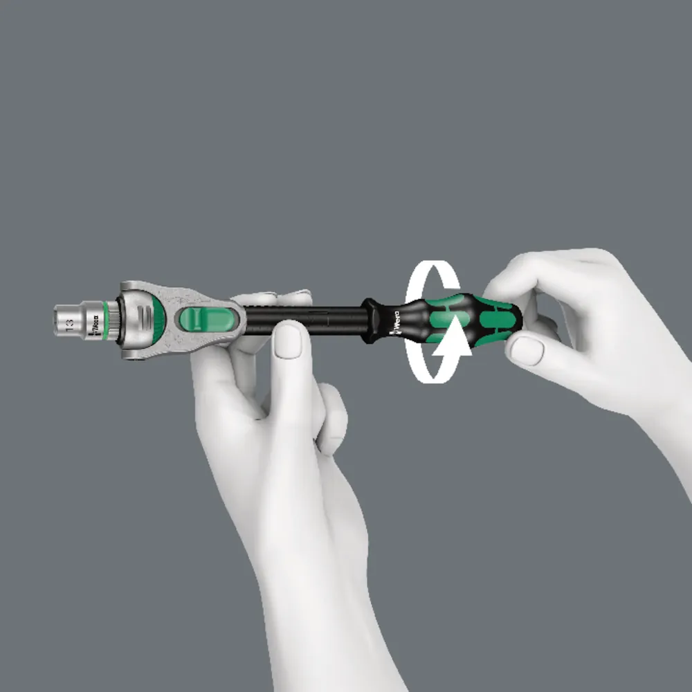 Wera Zyklop speed Knarrensatz, 1/4", metrisch, 28-teilig 8100 SA 6 Produktbild img5 L