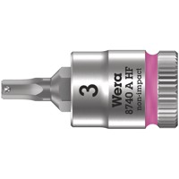 Produktbild von Wera® - 8740 A HF Zyklop Bitnuss 1/4", Haltefunktion für Innensechskant, 3 x 28