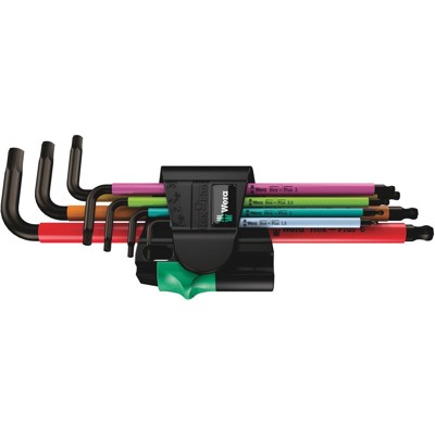 Produktbild von Wera® - Schlüssel-Set 950/7 Hex-Plus Multicolour Magnet 1 7-teilig KFh. Hex-plu